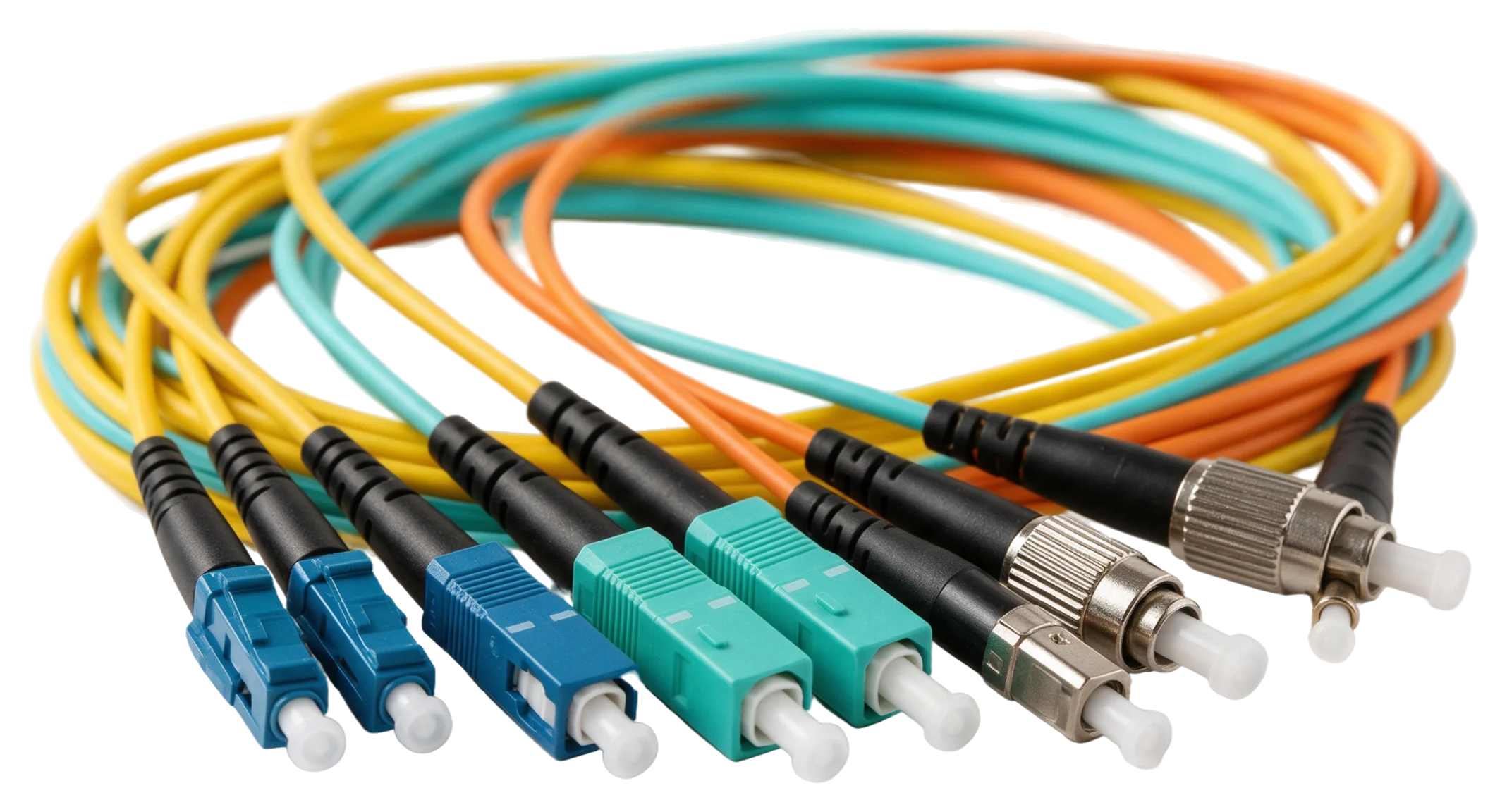LC, SC ve ST konnektörlü fiber optik patchcordlar